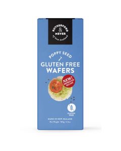 Rice Wafers Poppy Seed 100gm Rutherford and Mayer