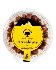 NZ Hazelnuts 140gm Pottle Uncle Joes