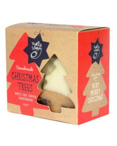 White Chocolate Topped Gingerbread Tree 145gm Ctn of 12