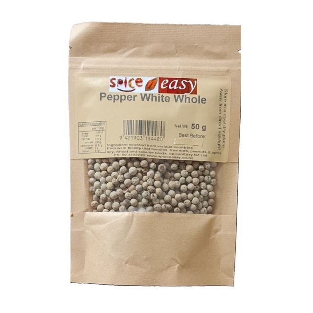 White Peppercorns Whole 50gm