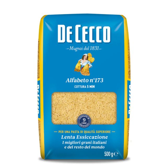 Pasta Alfabeto 500gm De Cecco #173
