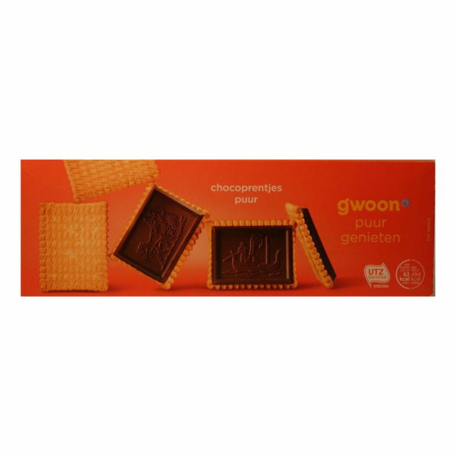 Gwoon Dark Chocolate Coated Biscuit 150gm